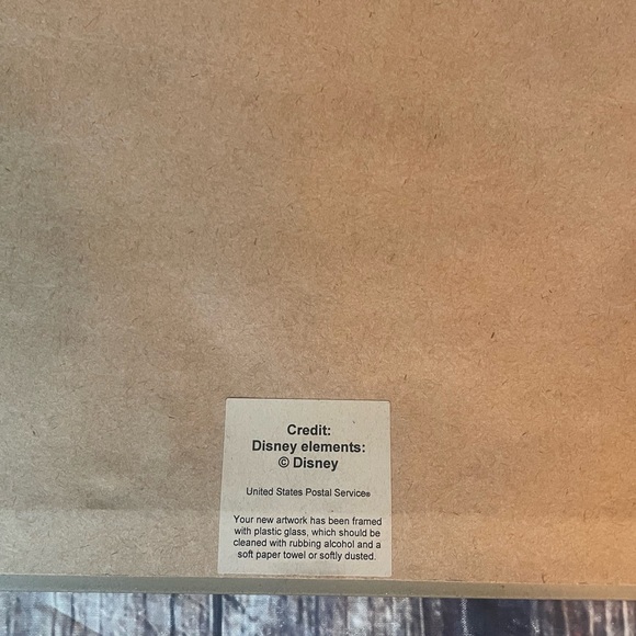 VHTF 2017 USPS Disney Villains “Ursula” Framed Art - Picture 6 of 8